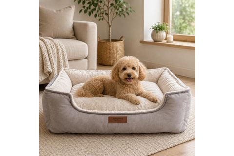 DREAMY NEST BED, K.KREM KREM, XL BEDEN, 75X95X22 CM