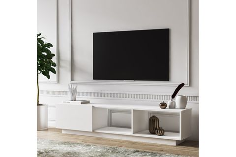 OCASSO LEPANDO TV ÜNİTESİ, BEYAZ