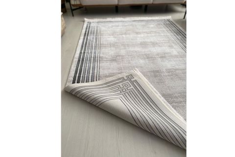 TÜRKMEN HALI MYSTIK KOLEKSİYONU GRİ MAKİNE HALISI 80X150