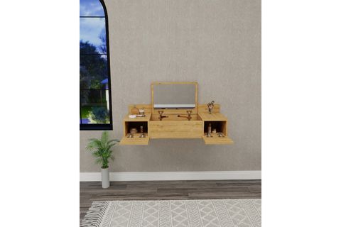 ZAKKUM RAFLI AYNALI DUVARA MONTE MAKYAJ MASASI, SAFİRMEŞE