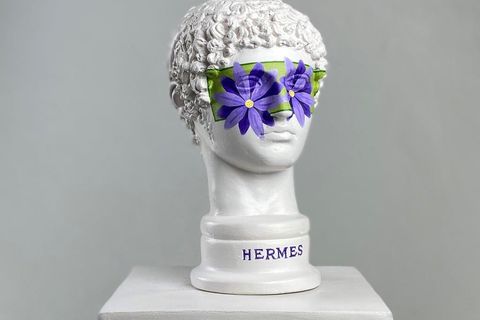 HERMES BLOOM POP ART DEKORATİF ROMA YUNAN HEYKELLERİ