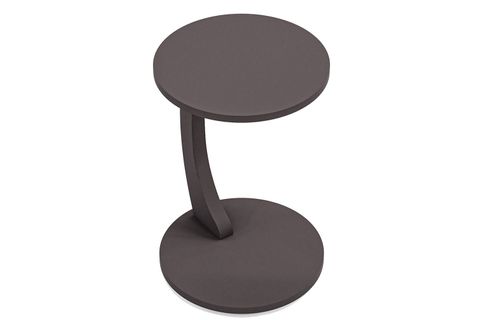 CLEO TEKERLEKLİ C SEHPA TEKERLEKLİ YAN SEHPA, ANTRASİT