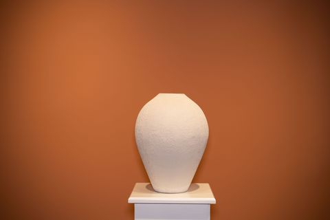 VALENTİNA DOKULU TERRACOTTA VAZO