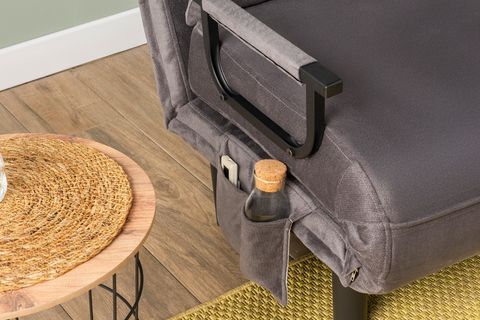SENTO TEKLİ KATLANIR YATAKLI KOLTUK SOHO, GRİ
