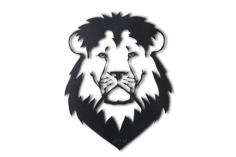 ASLAN DUVAR DEKORU, METAL