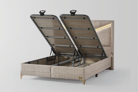 LUXURY BAZA BAŞLIK VE YATAK SETİ, 160X200