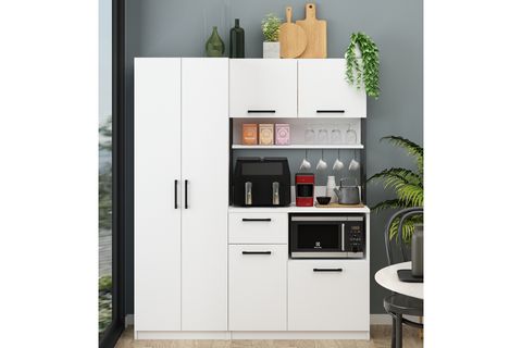 ERVİN TİBA BEYAZ AİRFRY ÇOK AMAÇLI KİLER DOLABI