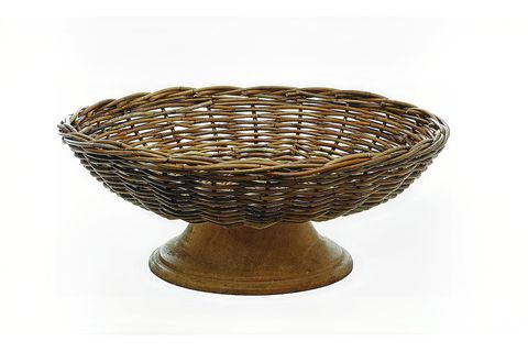 AYAKLI BÜYÜK DEKORATİF KASE, AHŞAP