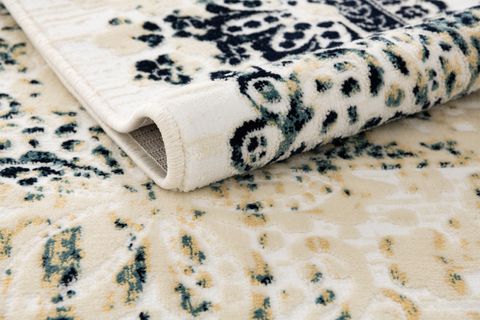 ANGORAHOME ETHNIC DOKUMA MAKINE HALISI, DİKDÖRTGEN, LACİVERT, 125X185, 1922NVY