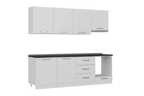 MİNAR 240 CM MUTFAK DOLABI BEYAZ 240 B9