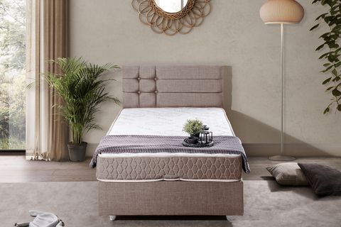 VİYANA BAZA BAŞLIK SETİ, KAHVERENGİ, 120X200