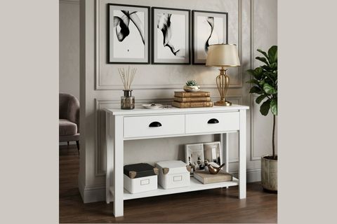 BİCABİN ELEGANCE İSKANDİNAV VENEZİA DRESUAR, ÇEKMECELİ, BEYAZ