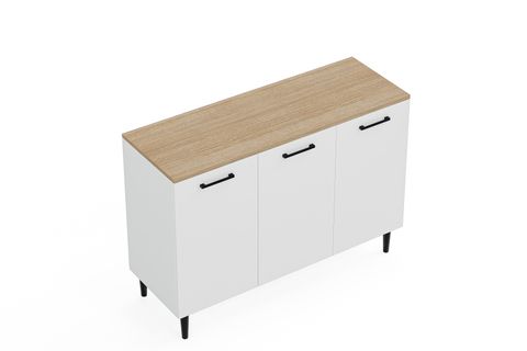 LAVO ÇOK AMAÇLI KİLER DOLABI, BEYAZ, 3 KAPAKLI