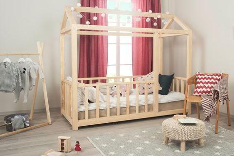 ALİS MONTESSORİ KARYOLA, CEVİZ, 90X190