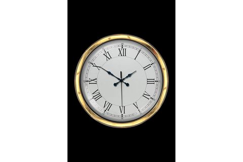 GOLD ŞIK METAL ROMA RAKAMLI DUVAR SAATİ 40 CM