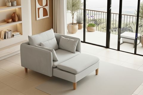 BUDAPEST MODÜLER DİNLENME BERJERİ, KREM