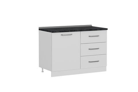MİNAR 120 CM MUTFAK DOLABI BEYAZ 120-B2-ALT MODÜL