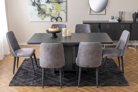 LUCİA ANTRASİT YEMEK ODASI