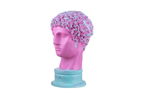 ANTİK BÜST, PEMBE TURKUAZ