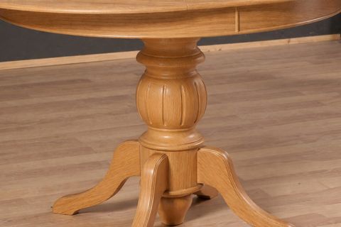 RUSTİK BABA AYAK AÇILIR MASA, 110X110, MEŞE