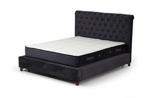 DELUXE SONATA ÇİFT KİŞİLİK BAZA+BAŞLIK+YATAK, ANTRASİT, 140X200