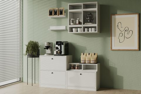 BK ÇOK AMAÇLI DOLAP, DUVARA MONTE RAFLI, KBR