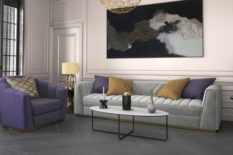 ELİPS ORTA SEHPA BEYAZ LAKE ESKİTME PİRİNÇ