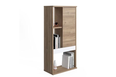 RUUM STORE BY DOĞTAŞ ZEİN KİTAPLIK KAPAKLI, MEŞE OPAK BEYAZ