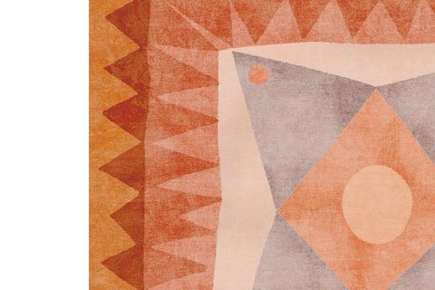 GEOMETRİCO BASKILI DOKUMA TABAN HALI, 235 YNG, 80X200  CM