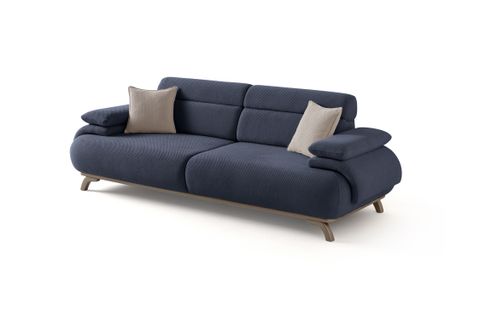 ALASKA SIRT MEKANIZMALI KASALI ÜÇLÜ KOLTUK, MAVİ