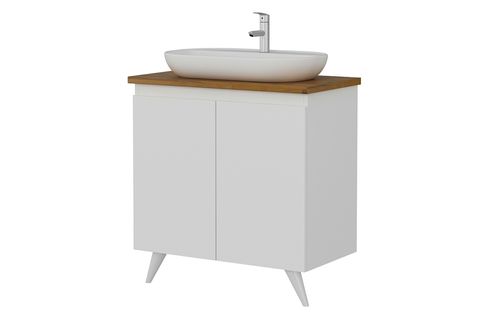 NİKA BANYO DOLABI ALT 85CM AY2K TZG BEYAZ