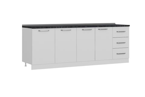 MİNAR 235 CM MUTFAK DOLABI BEYAZ 235-B1-ALT MODÜL
