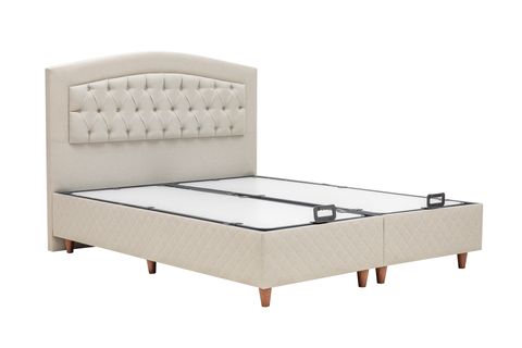 LUNA VEGA BAZA BAŞLIK YATAK SETİ, KREM, 120X200