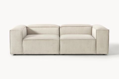 LENA İKİLİ KADİFE KOLTUK, BEYAZ