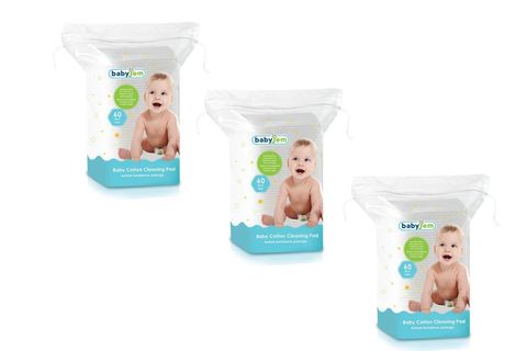 BABYJEM BEBEK TEMİZLEME PAMUĞU ÜÇLÜ