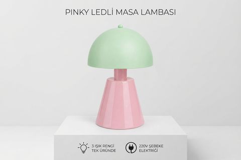 PİNKY LEDLİ MASA LAMBASI