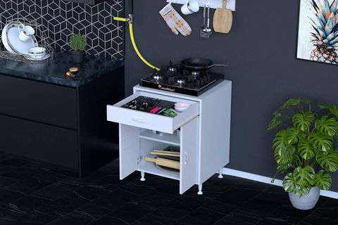 QPLAS M OCAK ALTI 1 RAFLI SET, 48 CM