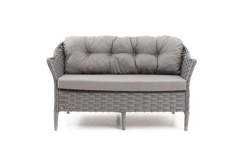 KARDELEN RATTAN İKİLİ OTURMA GRUBU, GRİ