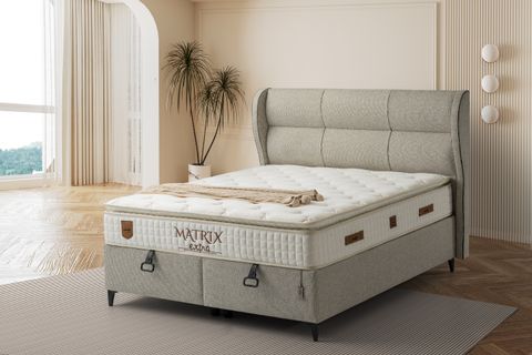MATRİX EXTRA BAZA BAŞLIK YATAK SETİ, 90X190