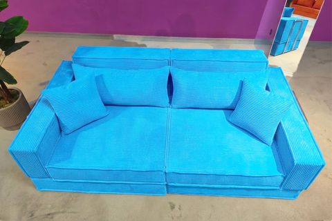 PUZZLE SÜNGER KOLTUK, İNDİGO