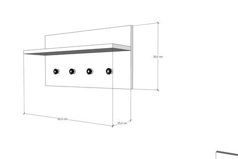 BULUT DUVAR ASKISI, RAFLI, 5 KANCALI