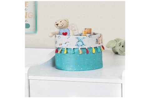 BABY BEBEK YUVARLAK SEPET, MAVİ