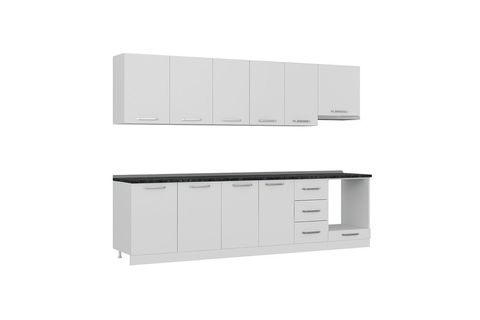 MİNAR FELİX 295 CM MUTFAK DOLABI BEYAZ 295-B5
