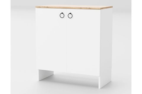 KABİ İKİ KAPAKLI ÇOK AMAÇLI DOLAP, BEYAZ