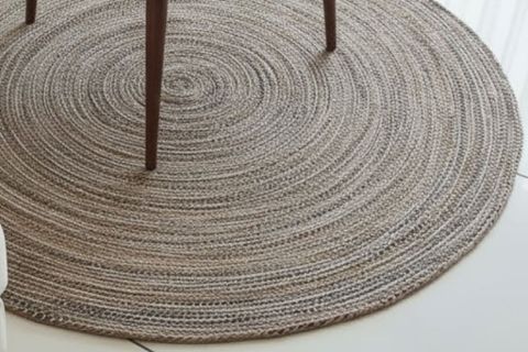 NATURA YUVARLAK MODEL HALI, RENKLİ, 100 CM