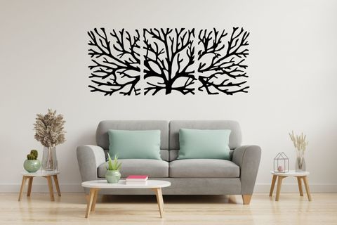 AĞAÇ LAZER KESİM TABLO, 110X48
