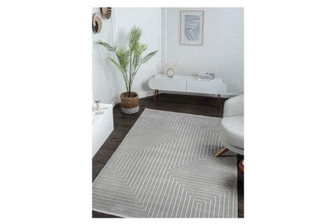 BAMBU DOKULU MODERN SIK DOKUMA YOLLUK MAKİNE HALISI, GRİ, 120X300, 597A