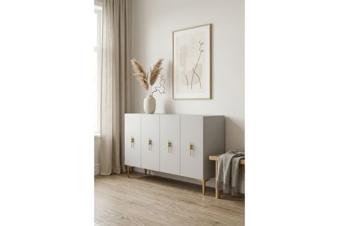 SALKIM KONSOL VE TV SEHPASI BEYAZ GOLD 120 CM KA1217BG