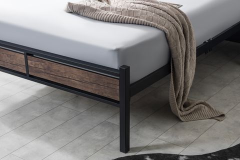 EVGER METAL KARYOLA, K30, SİYAH, 160X200