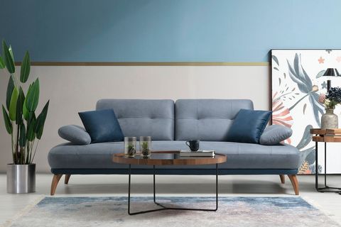 VENEZYA AHŞAP AYAKLI KOLTUK TAKIMI